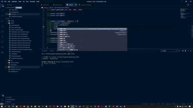 Threejs Sahneye 3D Model Ekleme