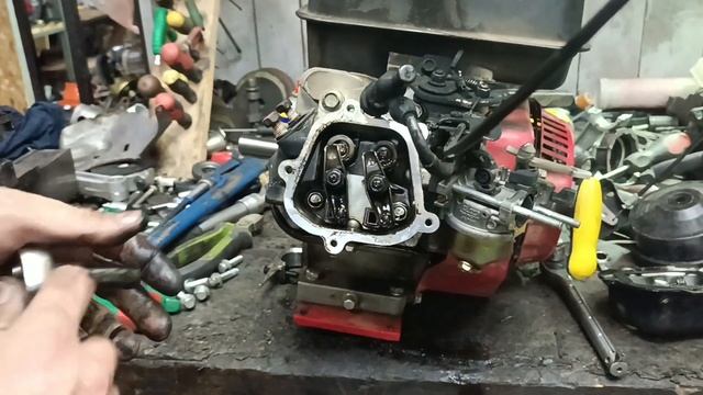 Ремонт мотоблока Салют 100. Полная переборка 168f мотора Lifan