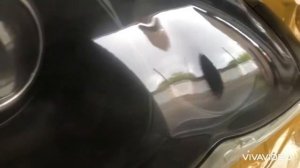 Полировка фар.Покрытие лаком