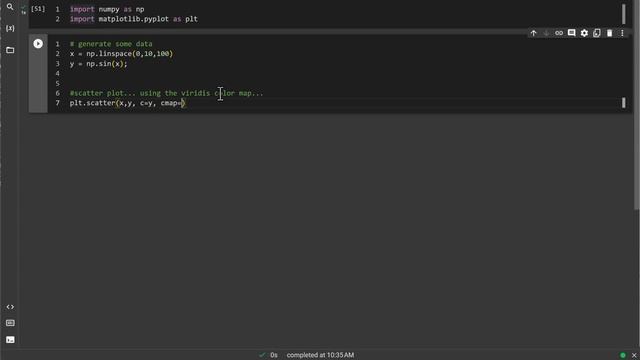 Viridis Color - Scatter plot #ml #ai #basics #practice #asmr #16 смотреть онлайн
