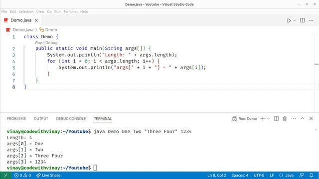 Java Command Line Arguments Explained | What is String args[] in Java?