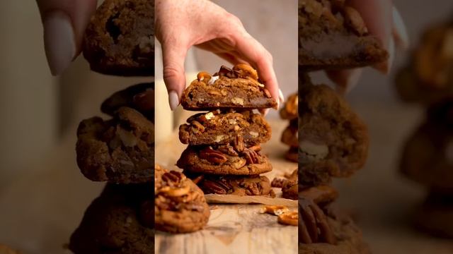 Chocolate Chip Pecan Cookies (with vegan brown butter!) смотреть онлайн