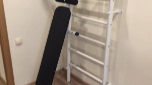 Установка шведской стенки, турник 3в1 и скамья