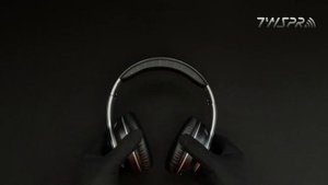 TWS Pro V33 черные лого светящиеся беспроводные наушники блютуз. Наушники игровые полноразмерные