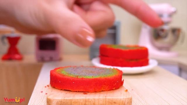 ? Fancy Miniature Rainbow Cake Decorating | Best Of Tiny Rainbow Cake In The World | Tiny Cakes Ide