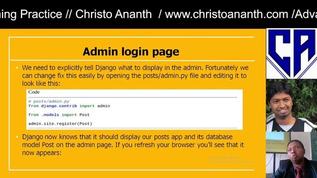 Christo Ananth - Messages Board App: Initial Set Up, Activating Database models, Views/URLs смотреть онлайн