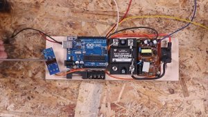 Сделайте точечную сварку (используйте таймер Arduino)