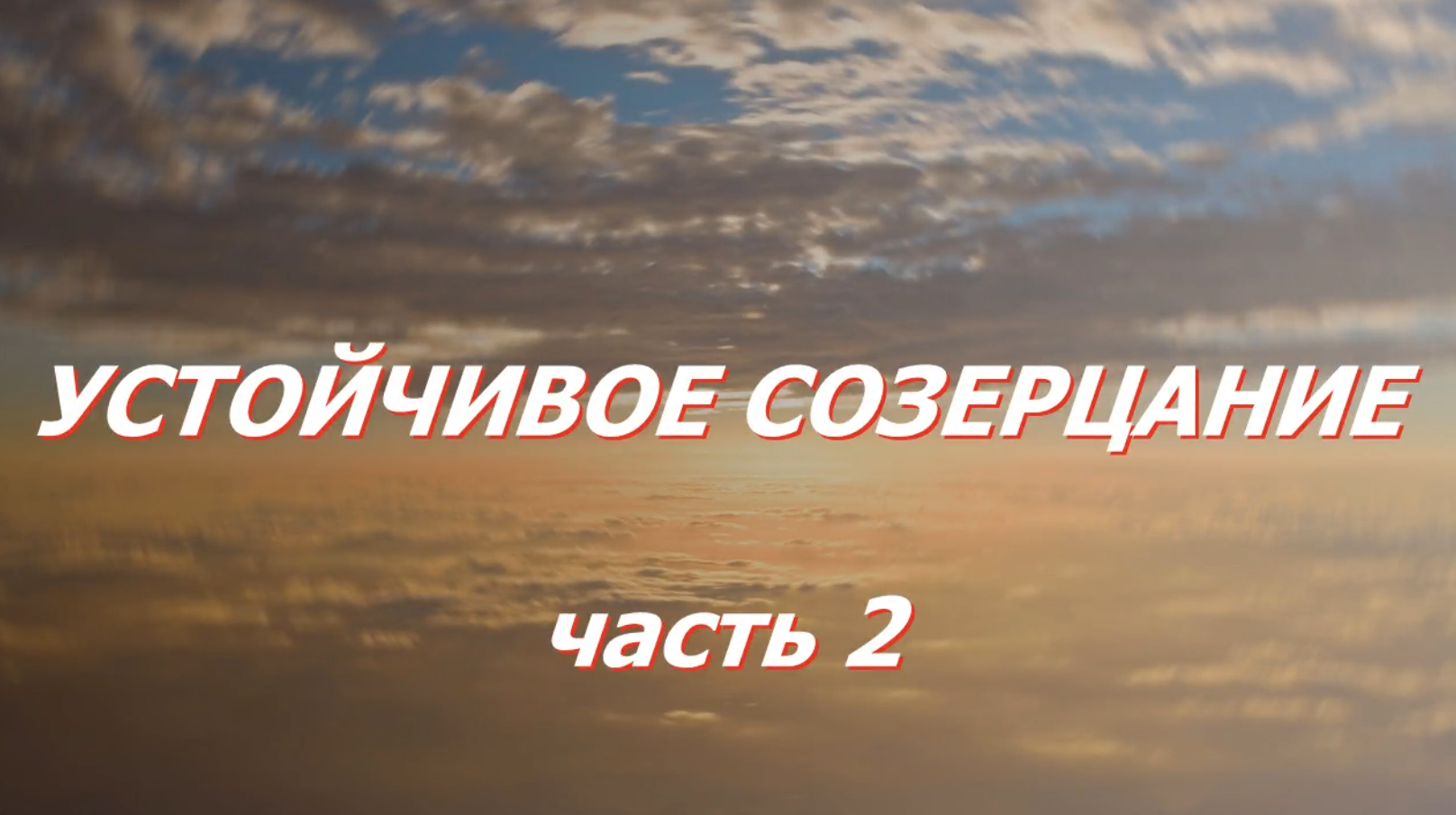 УСТОЙЧИВОЕ СОЗЕРЦАНИЕ. Часть 2. Разговор с Сергеем Резником о Пути ученичества
