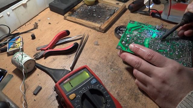 Ремонт блока питания Codegen Golden Power 300XA 300W (нет питания на ШИМ KA7500) смотреть онлайн