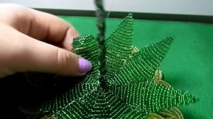 Бисероплетение  Подсолнух из бисера.Урок 4