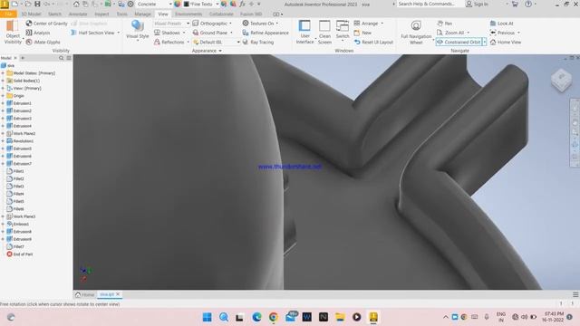Autodesk inventor 3D sketch|| 3D models Tamil