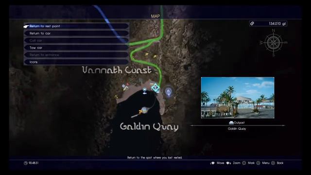 FINAL FANTASY XV- Aegir Root Location