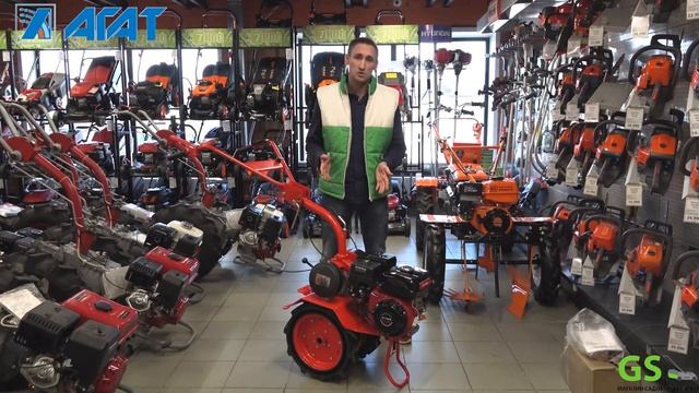 Самый мощный классический мотоблок АГАТ 8.0 л.с. на 223 см3, эксклюзивно для gardenstock смотреть онлайн