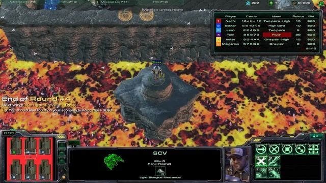 Starcraft 2 custom game: Poker Defense Revolution Review смотреть онлайн