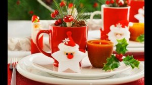 Как украсить Новогодний Стол ❄️ДЕКОР НОВОГОДНЕГО СТОЛА ❄️ Оформление Праздничного Стола на Новый Го