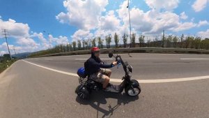 Самый мощный! Skyboard MyRussia 2023 Обзор Новинки! 72V 18Ah ⚡️ 3 АКБ! Трайк СКАЙБОРД BR60 3000W