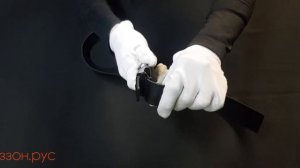 Обзор кожаного ремня с пряжкой-зажим