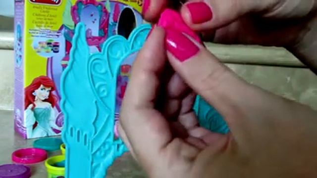 Play Doh Disney Princess Ariel's Undersea Castle Little Mermaid Mix N' Match Create Disney Magic смотреть онлайн