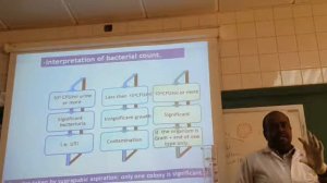 Bacteria cause UTI (lab)