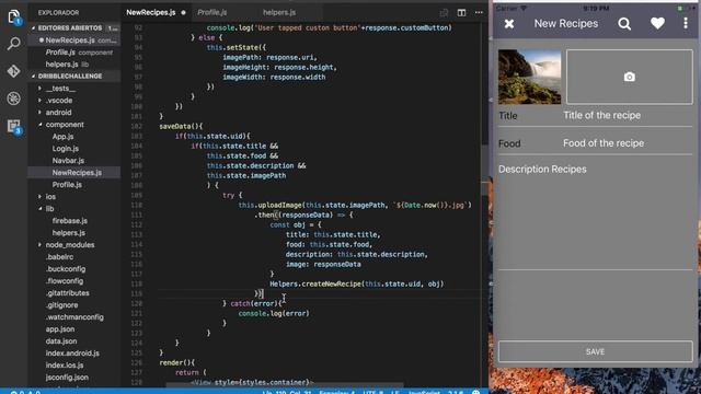 React Native - Timeline de Recetas con Firebase смотреть онлайн