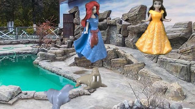 Принцессы Диснея Мирида и Бэль Пошли в волшебный зоопарк смотреть онлайн