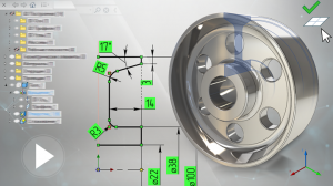 T-FLEX CAD 17 - Создание 3D модели ролика (эскиз)