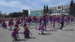 Флешмоб на День защиты детей.  Сергиев Посад 2014.