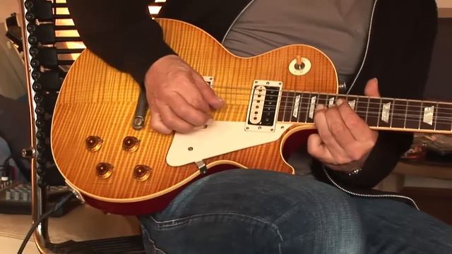 1998 Gibson Les Paul 58 Flametop Amber Pickups Part2 смотреть онлайн