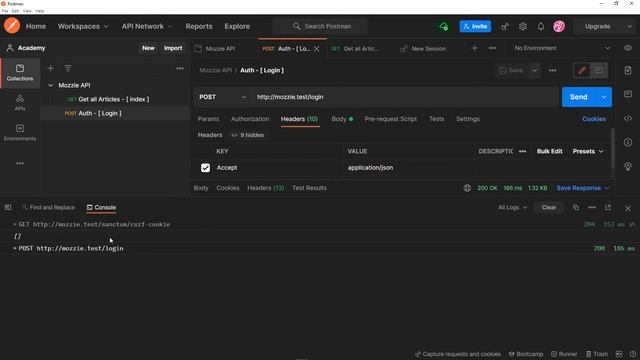 Postman - "CSRF Token Mismatch"  | Laravel REST API Tutorial | Part 15