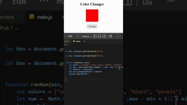 How to make a button onclick background changer html css JavaScript