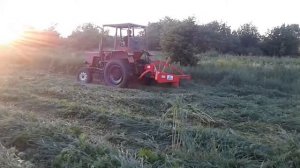 Первое испытания косы лисицкий 1.65 на т 25 .