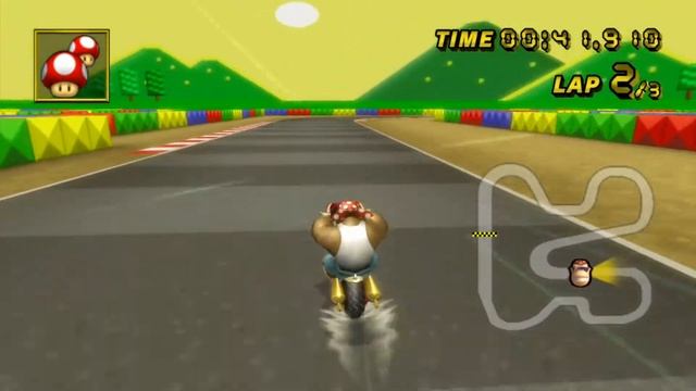 SNES Mario Circuit 3 - 1:18.879 (Flame Runner) смотреть онлайн