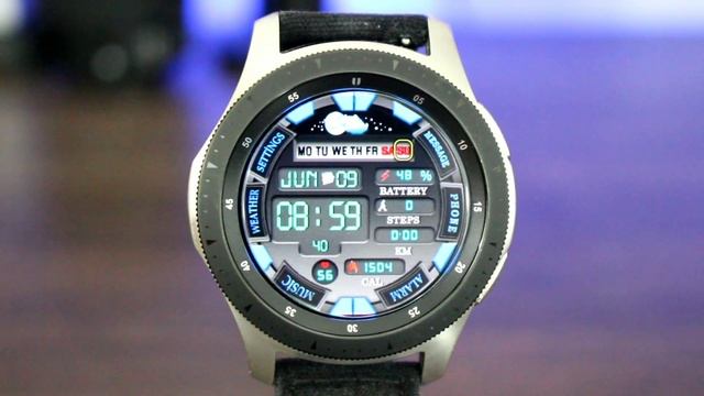 Free Galaxy Watch/Gear S3 Digital Watch Face смотреть онлайн