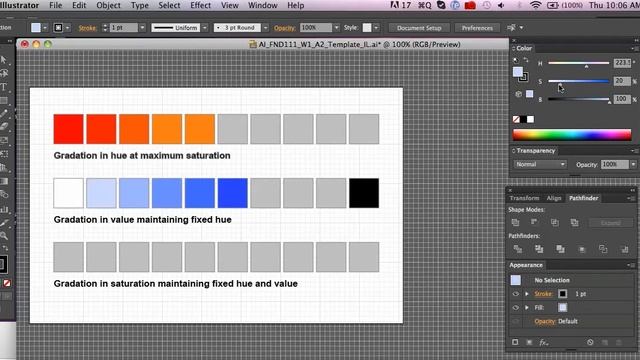 Color Theory - Week 1, Assignment 2.