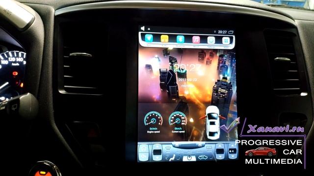 Nissan / Infiniti - "Tesla" монитор, вся правда как оно работает в автомобиле. (Tesla Monitor) смотреть онлайн