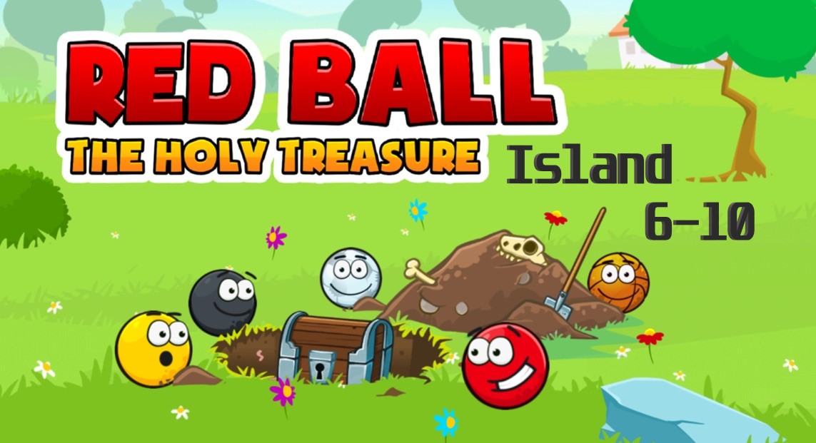 Прохождение игры Red Ball the holy treasure ( 6-10 )