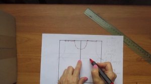 Выкройка на платье отрезное по линии талии. Как сделать чертёж . - часть 3.