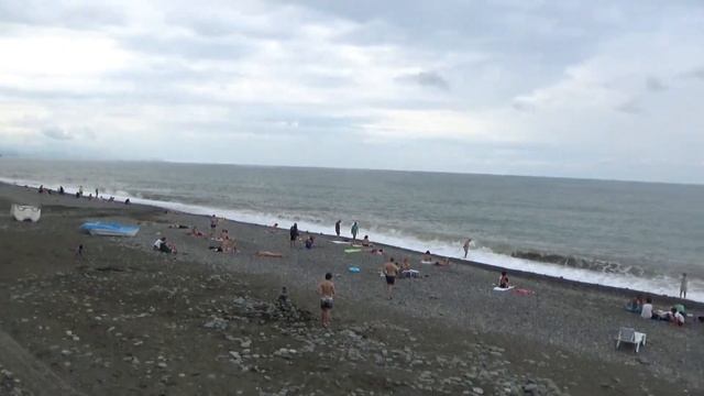 пляж в Кобулети в сентябре 2019 смотреть онлайн