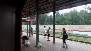 ВКЛЮЧАТ ли ветку в БАЛАШИХУ в МЦД-4? Новый дизайн ЖЕЛЕЗНОДОРОЖНОЙ и ливень на ОЛЬГИНО. Обзор станци
