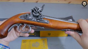 Макет дуэльного пистолета Denix D7/1134G видео обзор 4k