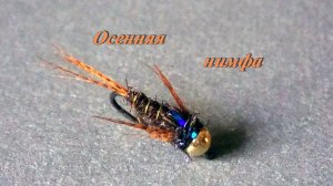 Осенняя мушка для ловли хариуса и ленка