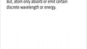 Excitation and De-Excitation of Atom