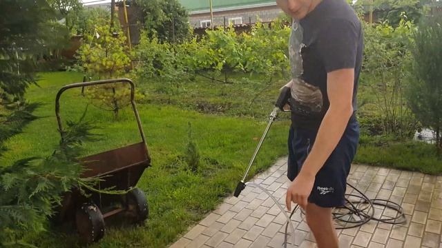 Пескоструйная насадка на мойку - как работает? Пескоструй для моек высокого давления - в наличии! смотреть онлайн