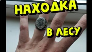 Серебряный ПЕРСТЕНЬ. КОП в лесах Подмосковье.