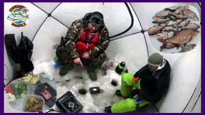 Зимняя рыбалка на водохранилище,закон одной палатки и двух рыбаков.