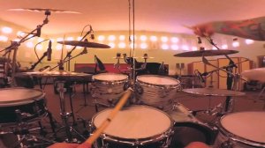 First Person Drumming.Soundcheck at Red Wave Studio (Saint-Petersburg) 100% GoPro.