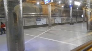 ст. Гагаринская и далее на ст. Красный проспект. Новосибирский метрополитен.Ленинская линия