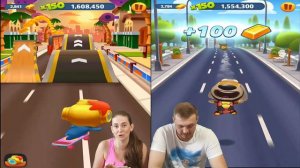 Морской забег в игре Том бег за золотом! Акула Хенк против Железного Бена от Каталекс!