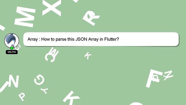 Array : How to parse this JSON Array in Flutter? смотреть онлайн