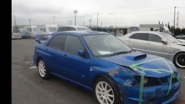 2006 SUBARU IMPREZA WRX_STI_C_V GDB - Japanese Used Car For Sale Japan Auction Import смотреть онлайн